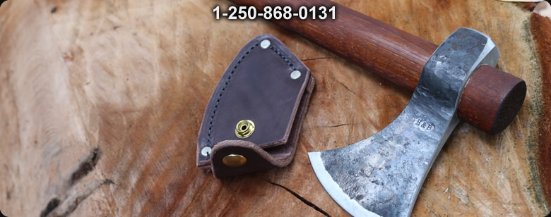 H&B Forge Bushcraft Axe (With Head Cover) - Bushcraft Ontario